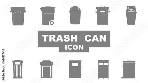 TRASH CAN ICON