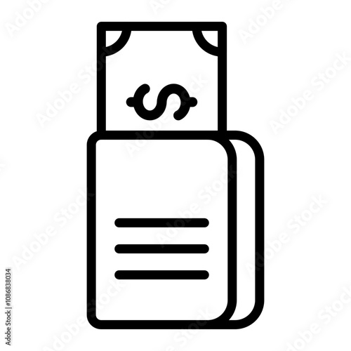 Tip Vector Line Icon Design
