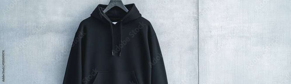 Stylish Black Hoodie - Simple and Modern Stylish Black Hoodie - Simple and Modern