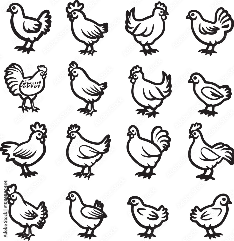 Chicken Icon Chicken Icon