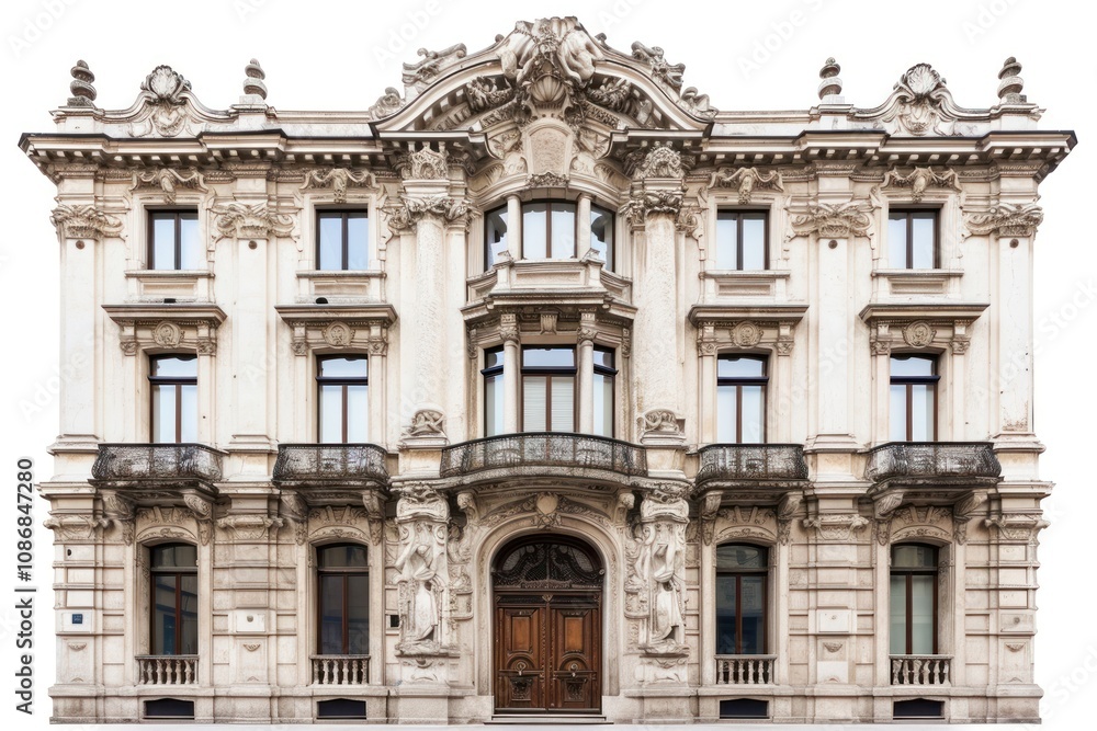 Old building in milan architecture window city. Old building in milan architecture window city.