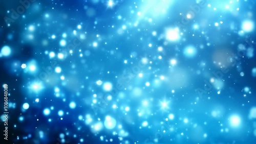 Icy blue and silver bokeh lights with a wintery glow, ideal for New Year projects, seasonal backgrounds, or magical themes