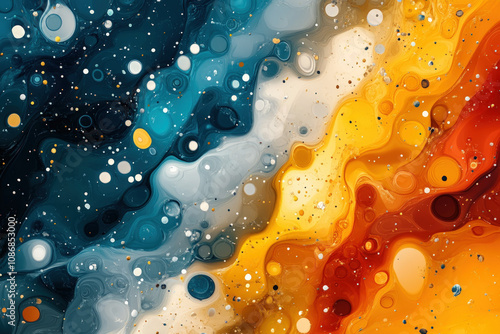 Abstract Biology Background