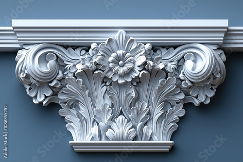 Crown Molding Vector Illust...