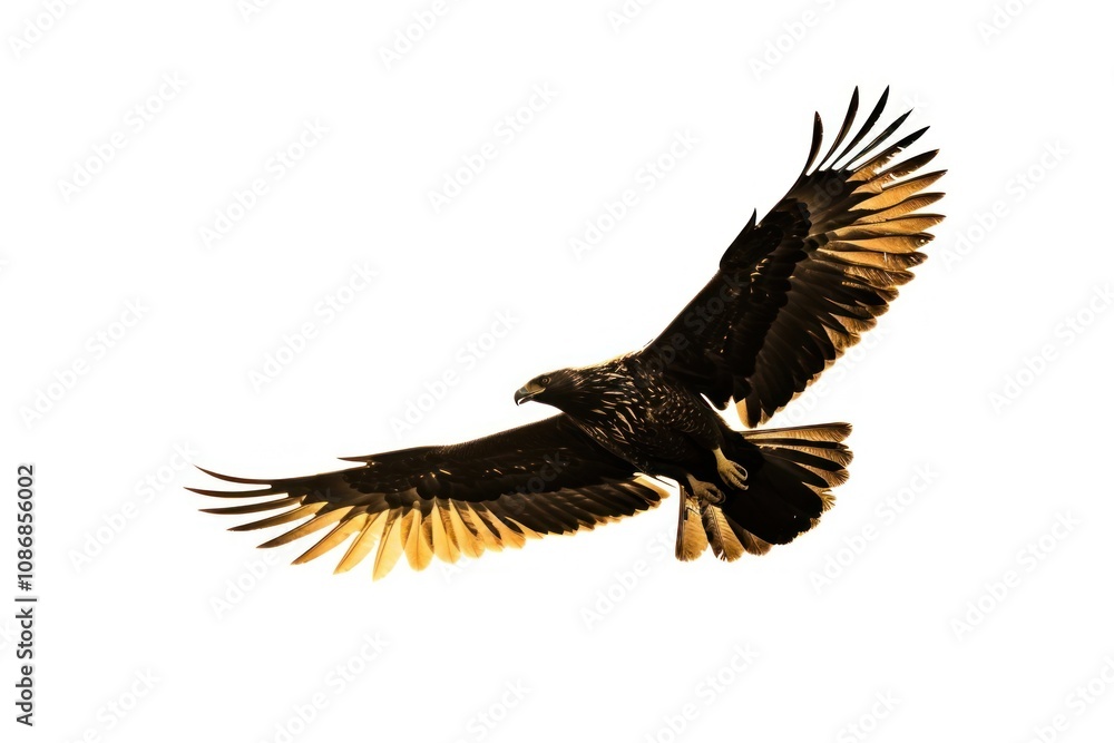Obraz premium Honey buzzard flying vulture animal.