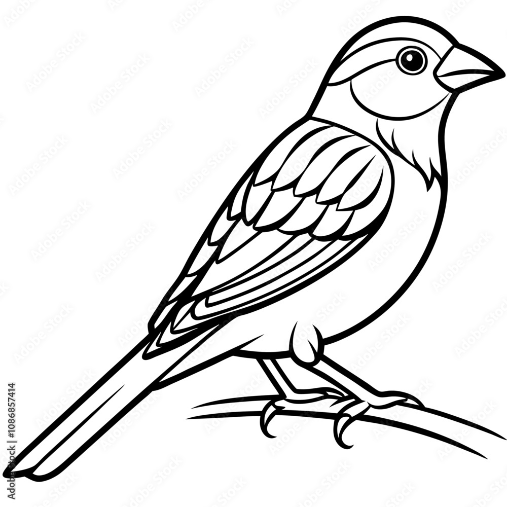 Obraz premium Bird In Park Vectors