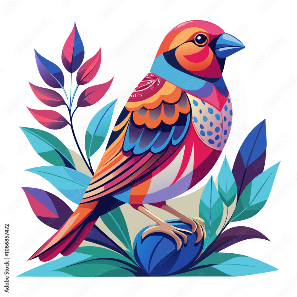 Obraz premium Bird In Park Vectors