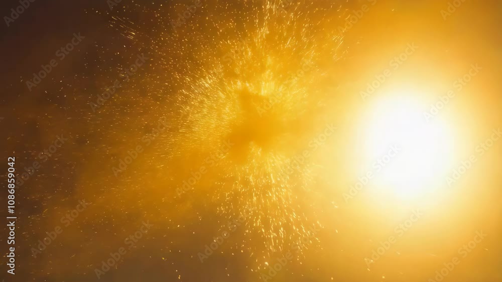 A brilliant array of golden sparks dances through a dark background, creating a captivating atmosphere filled with energy and excitement A brilliant array of golden sparks dances through a dark background, creating a captivating atmosphere filled with energy and excitement