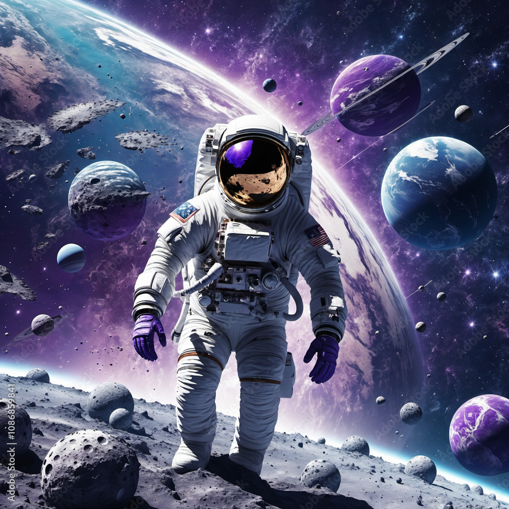 astronaut in space astronaut in space