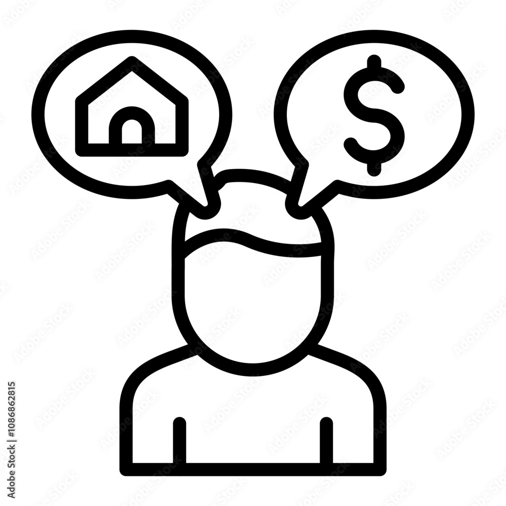 User Needs Vector Line Icon Design User Needs Vector Line Icon Design