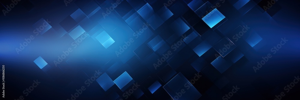 Fototapeta premium Geometric dark blue background abstract abstract background architecture.