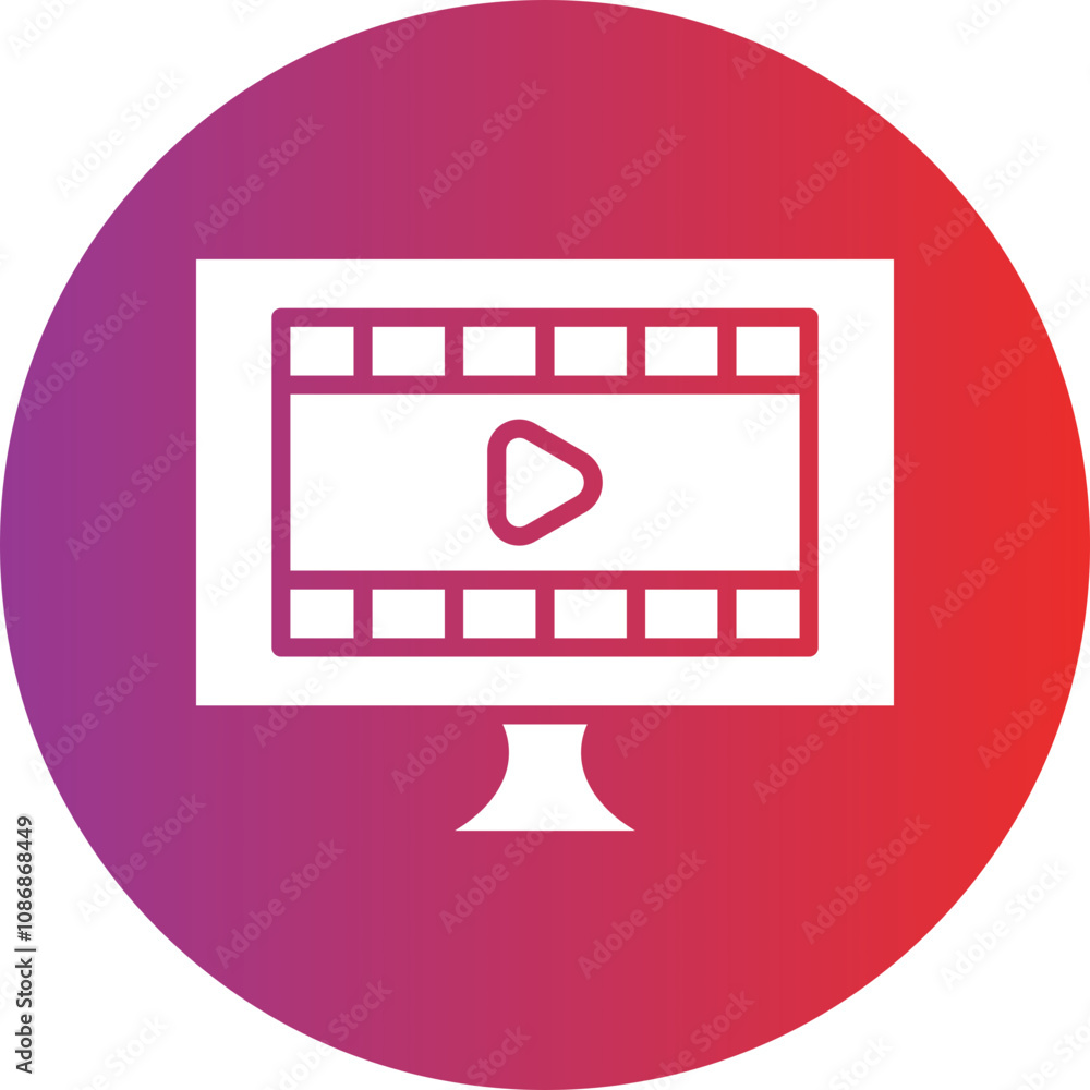 Film Editing Icon Style Film Editing Icon Style