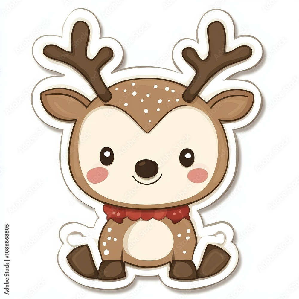 Adorable Christmas Reindeer Clipart: Perfect for Holiday Designs.Christmas card design, gift wrapping, holiday decorations, children's products, and advertising. Adorable Christmas Reindeer Clipart: Perfect for Holiday Designs.Christmas card design, gift wrapping, holiday decorations, children's products, and advertising.