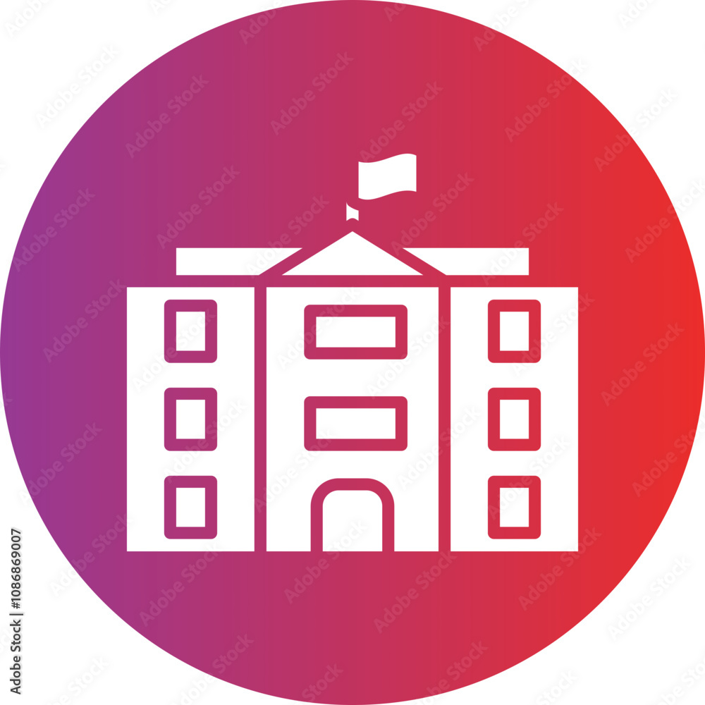 White House Icon Style White House Icon Style