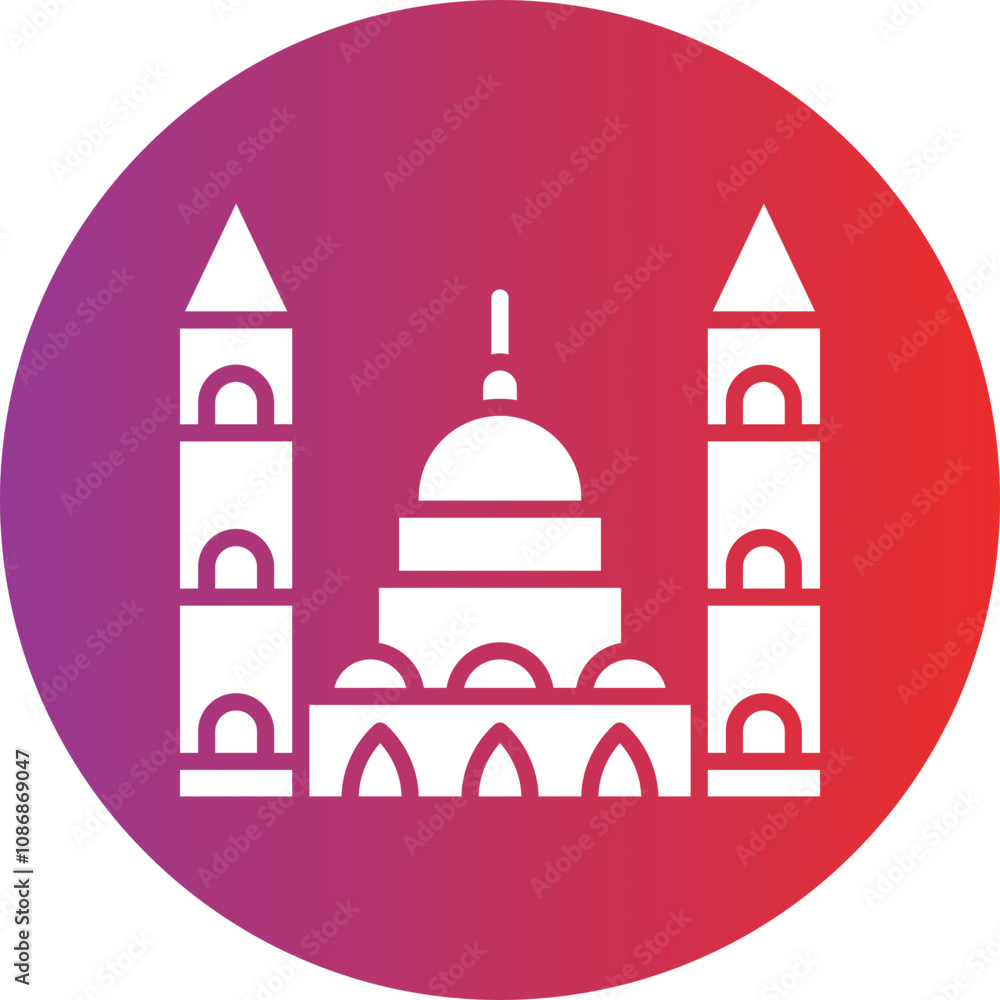 Hungarian Parliament Icon Style Hungarian Parliament Icon Style