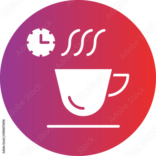Coffee Time Icon Style