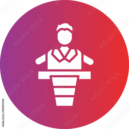 Giving Speech Icon Style