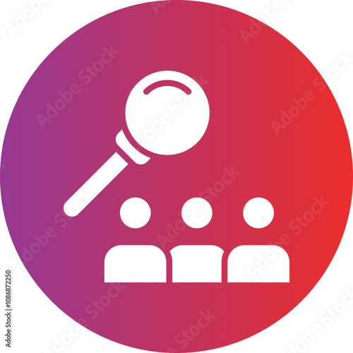 Hiring Staff Icon Style