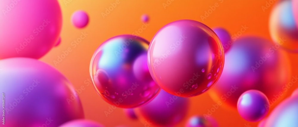 Vibrant Abstract Colorful Spheres Gradient Modern Digital Art Background Vibrant Abstract Colorful Spheres Gradient Modern Digital Art Background