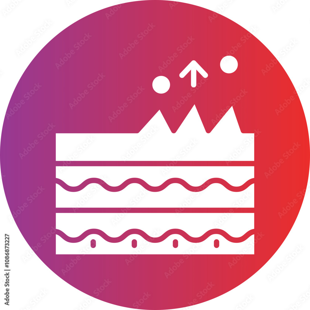 Exfoliation Icon Style Exfoliation Icon Style