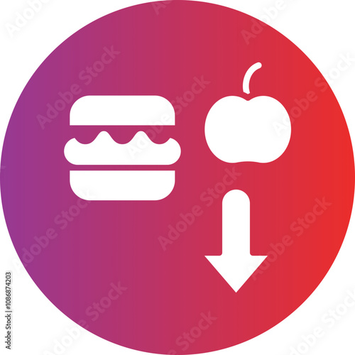 Calorie Deficit Icon Style
