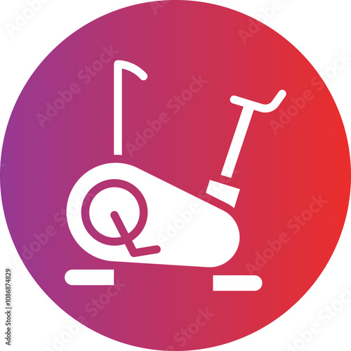 Bicycle Simulator Icon Style