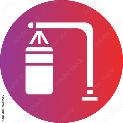 Punching Bag Icon Style