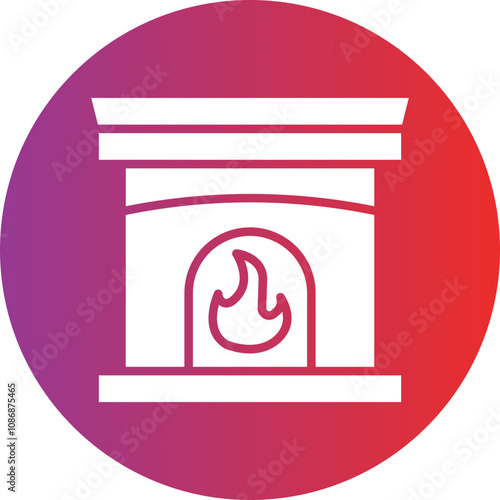 Fireplace Icon Style