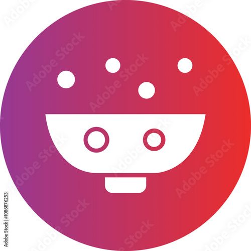 Evaporating Dish Icon Style