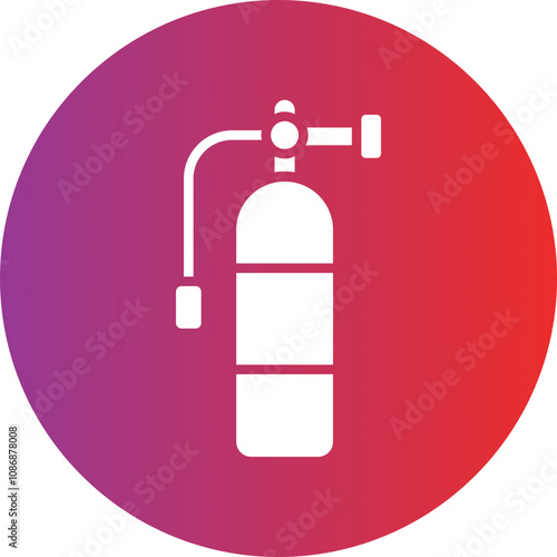 Diving Tank Icon Style