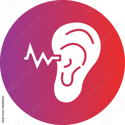Hearing Checkup Icon Style