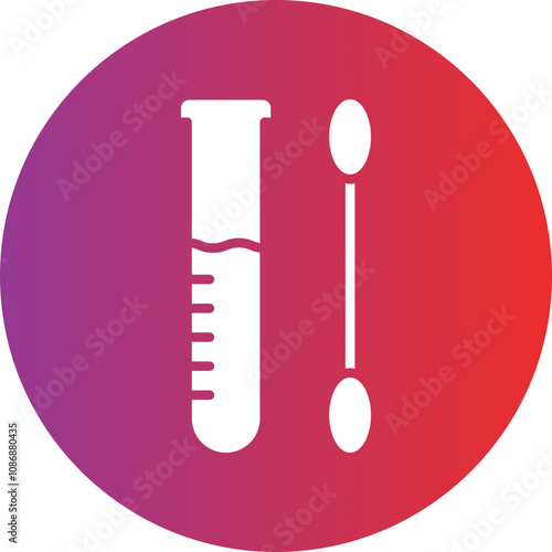 Swab Test Icon Style