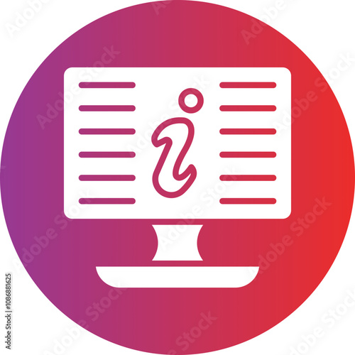 Digital Information Icon Style