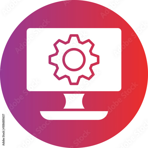 Digital Technology Icon Style