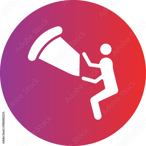 Kitesurfing Icon Style
