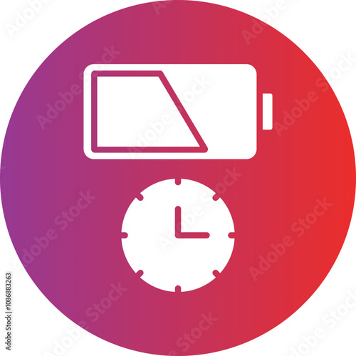 Battery Duration Icon Style