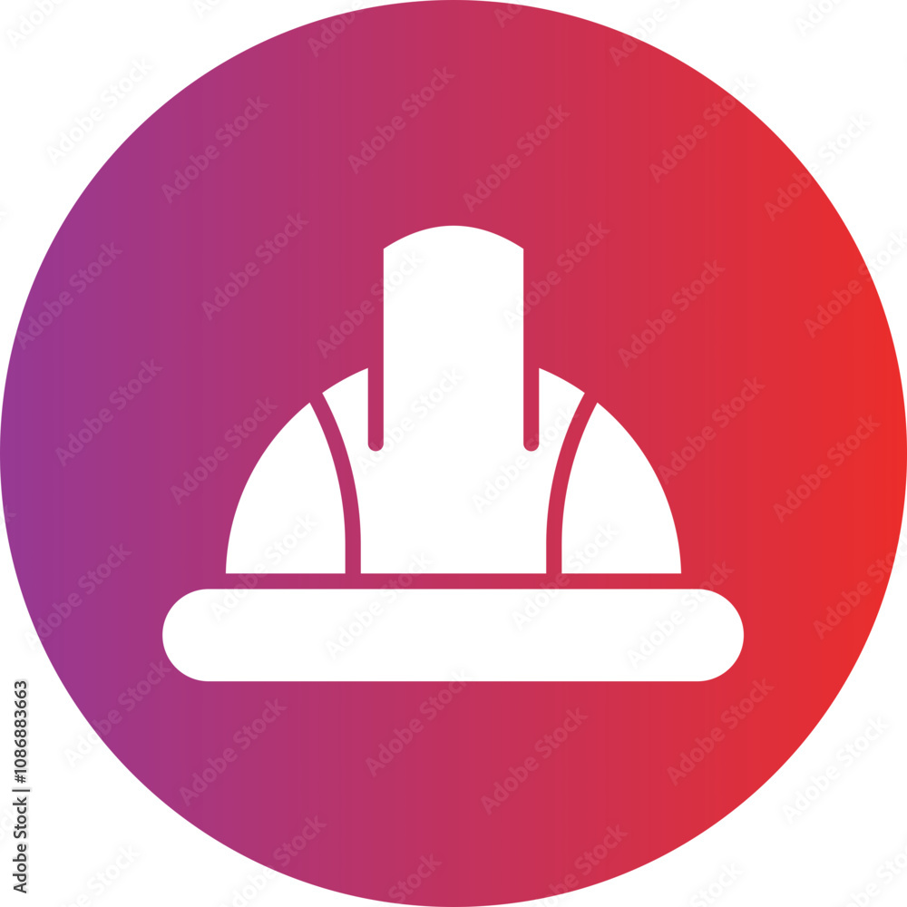 Protective Helmet Icon Style Protective Helmet Icon Style