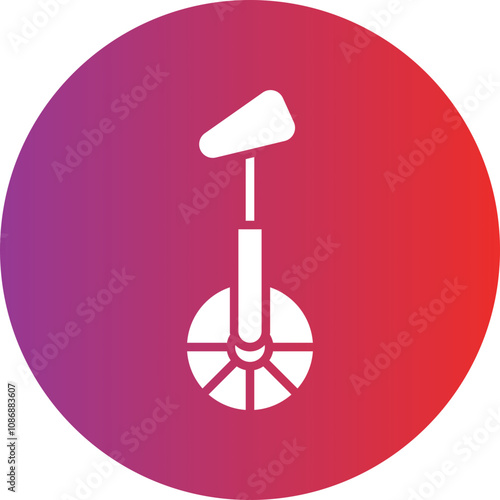 Monocycle Icon Style