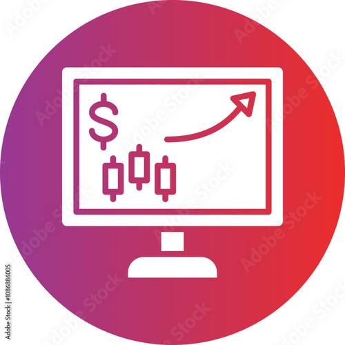 Online Trading Icon Style