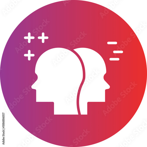 Bipolar Disorder Icon Style