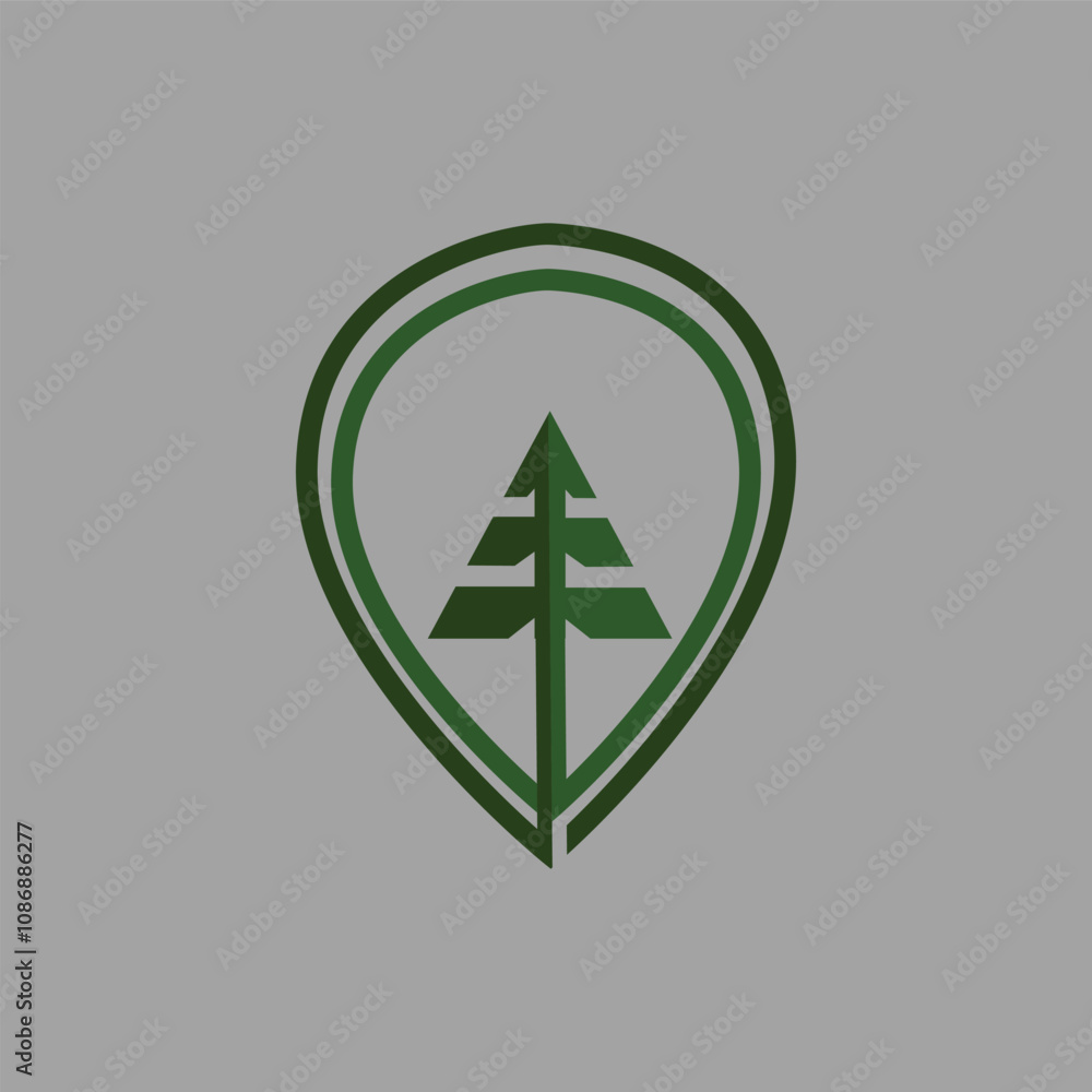 Icon of coordinate points with pine tree identity (Pine Tree Plantation Location) Icon of coordinate points with pine tree identity (Pine Tree Plantation Location)