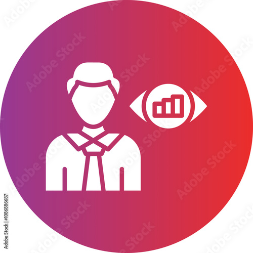 Business Vision Icon Style