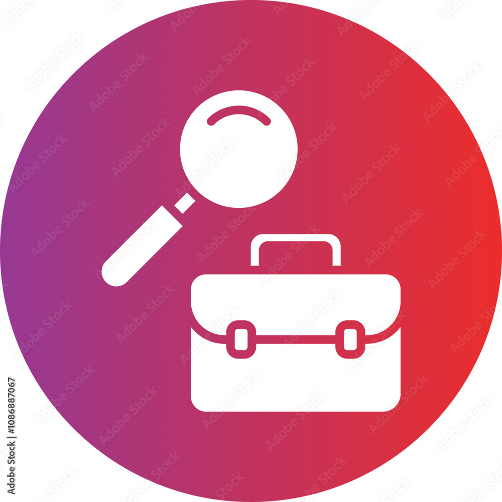Job Searching Icon Style Job Searching Icon Style