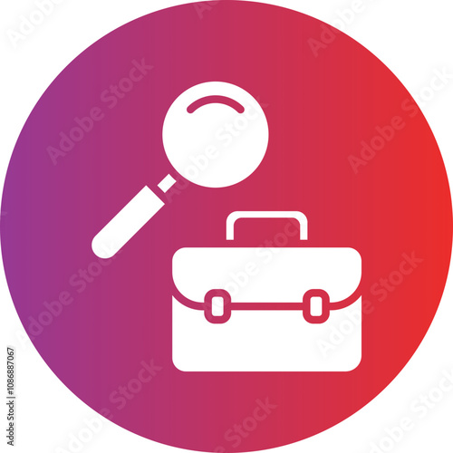 Job Searching Icon Style