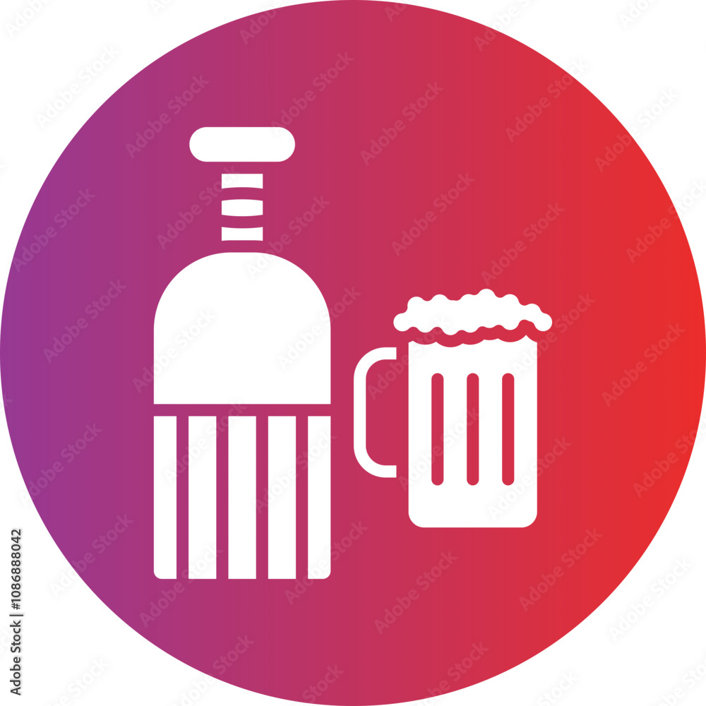 Wine Icon Style Wine Icon Style