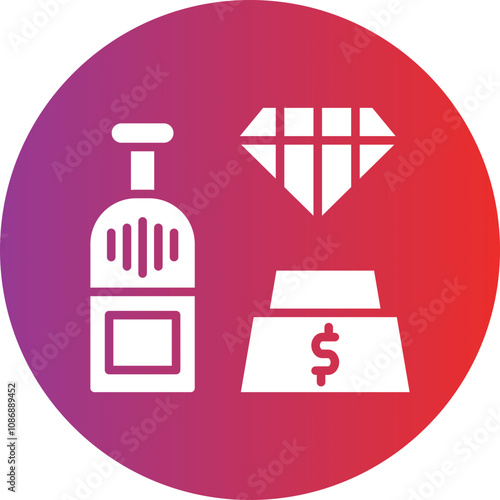 Luxury Items Icon Style