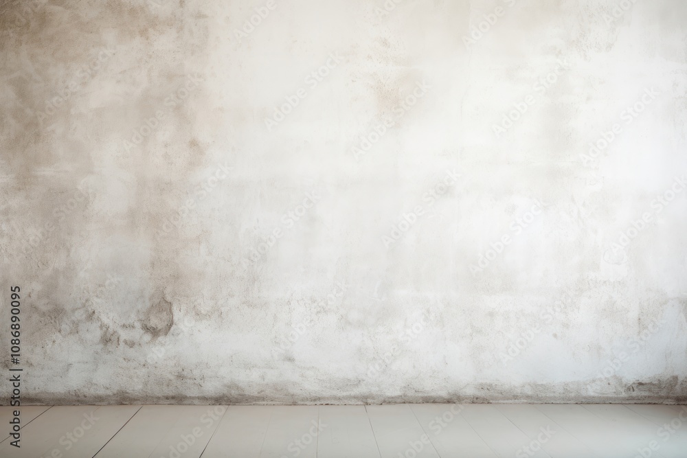 Fototapeta premium White grunge wall architecture backgrounds building.