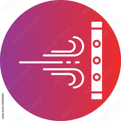 Windproof Fabric Icon Style