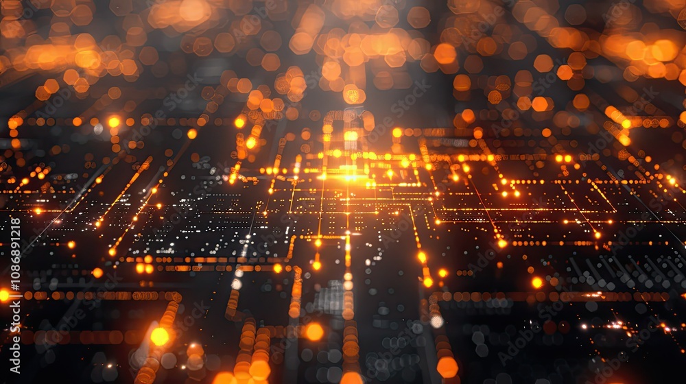 Cybersecurity grid with glowing protective barriers Cybersecurity grid with glowing protective barriers