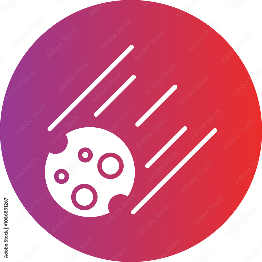 Asteroid Icon Style